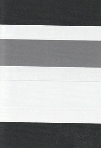 Открытые рулонные шторы день-ночь Салерно, серый 2002 купить в Голицыне с доставкой