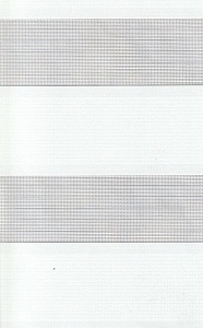 Открытые рулонные шторы день-ночь Римини, белый 15 купить в Голицыне с доставкой
